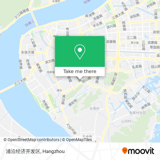 浦沿经济开发区 map