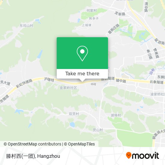 滕村西(一团) map
