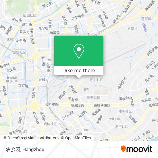 农乡园 map