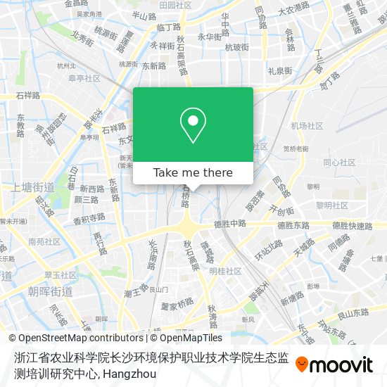 浙江省农业科学院长沙环境保护职业技术学院生态监测培训研究中心 map