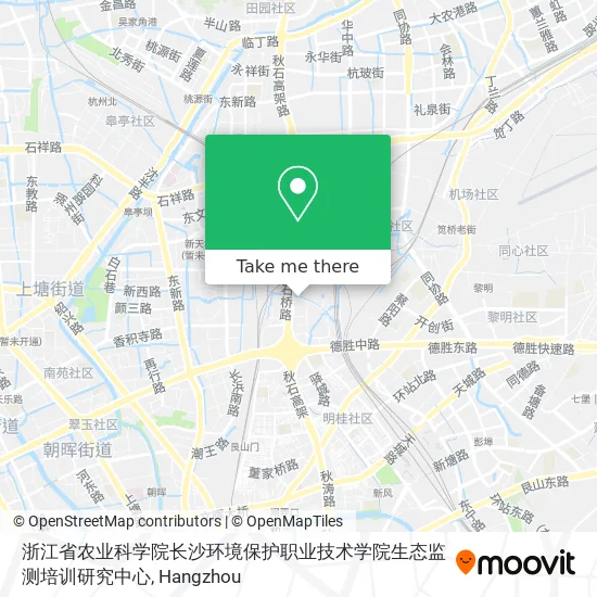 浙江省农业科学院长沙环境保护职业技术学院生态监测培训研究中心 map