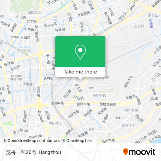 笕桥一区30号 map
