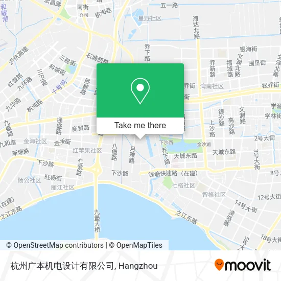 杭州广本机电设计有限公司 map