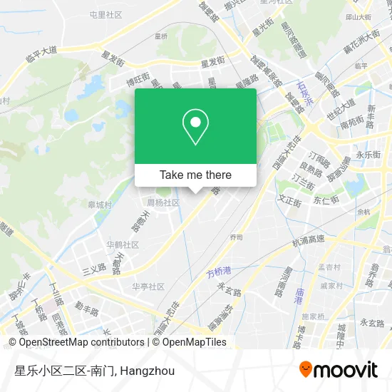 星乐小区二区-南门 map