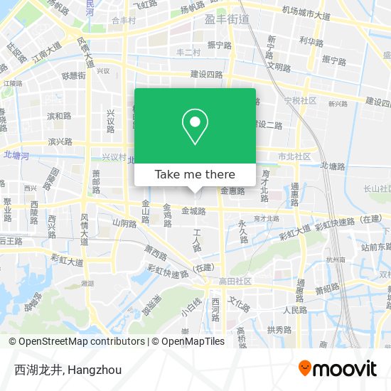 西湖龙井 map