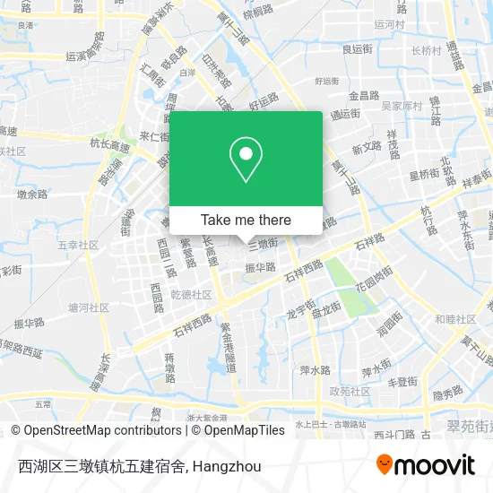 西湖区三墩镇杭五建宿舍 map