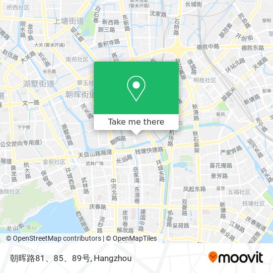 朝晖路81、85、89号 map