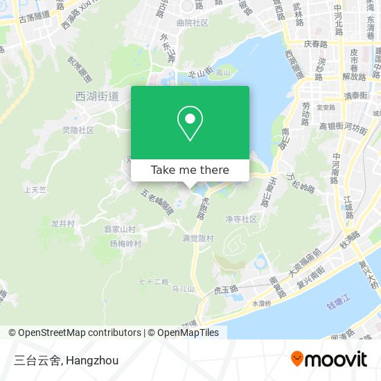 三台云舍 map