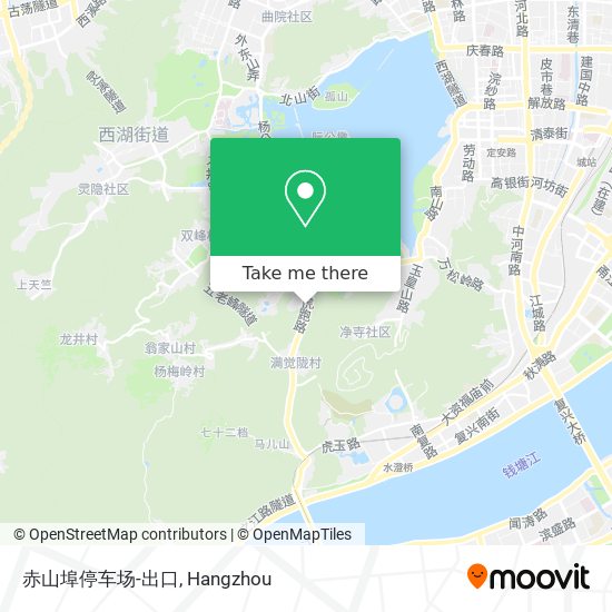 赤山埠停车场-出口 map