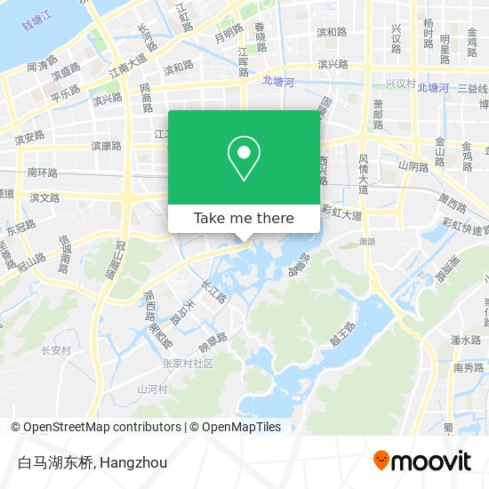 白马湖东桥 map