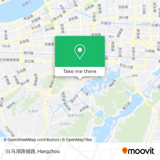 白马湖路辅路 map