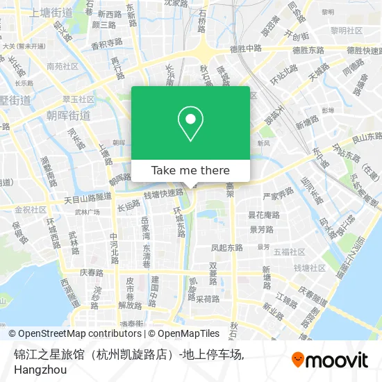 锦江之星旅馆（杭州凯旋路店）-地上停车场 map