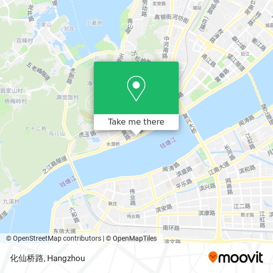 化仙桥路 map