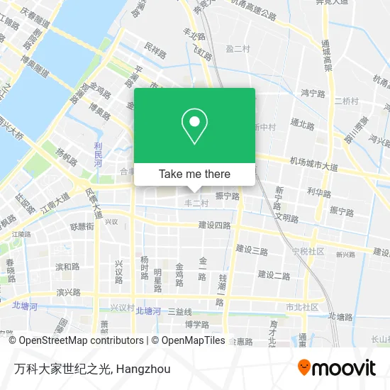 万科大家世纪之光 map