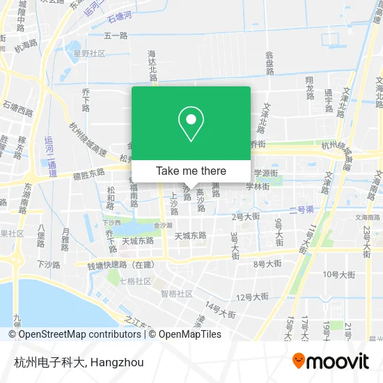杭州电子科大 map