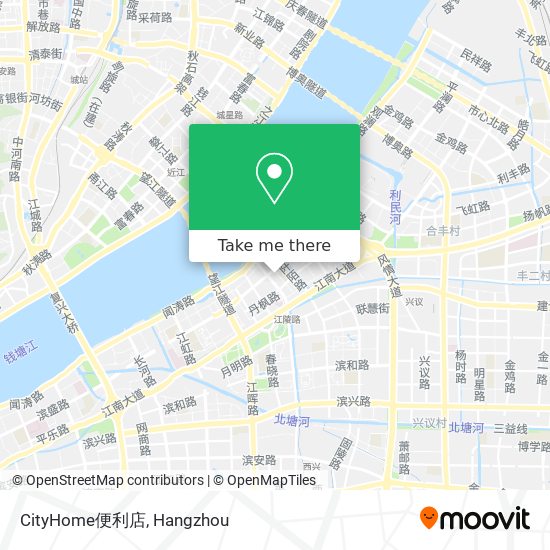 CityHome便利店 map