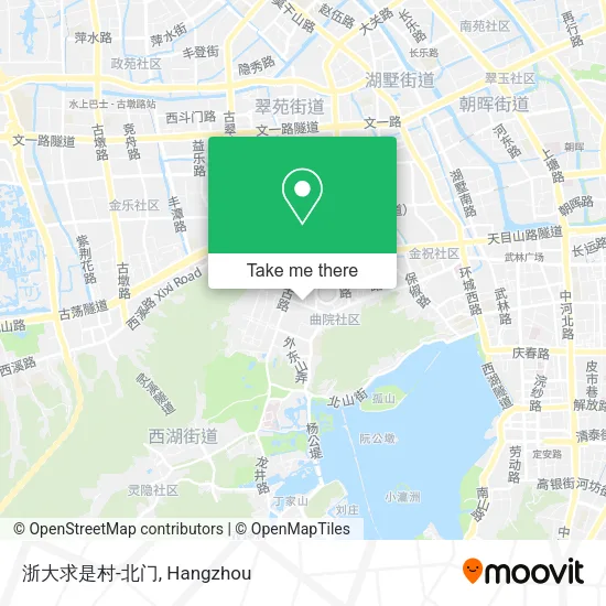 浙大求是村-北门 map