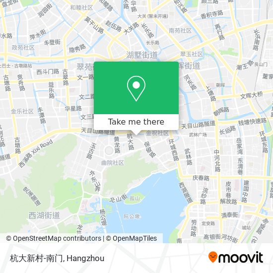 杭大新村-南门 map