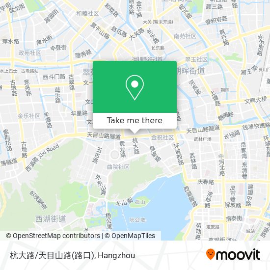 杭大路/天目山路(路口) map