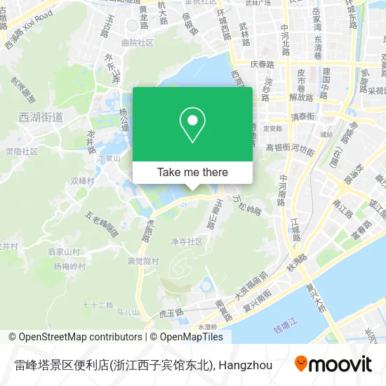 雷峰塔景区便利店(浙江西子宾馆东北) map