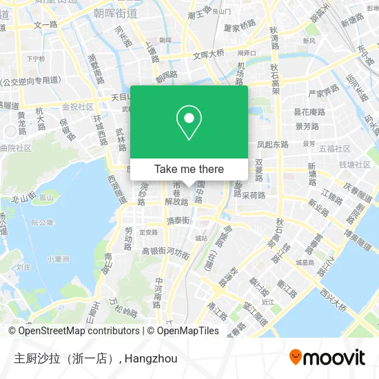主厨沙拉（浙一店） map