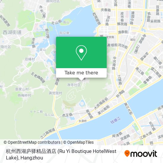 杭州西湖庐驿精品酒店 (Ru Yi Boutique HotelWest Lake) map