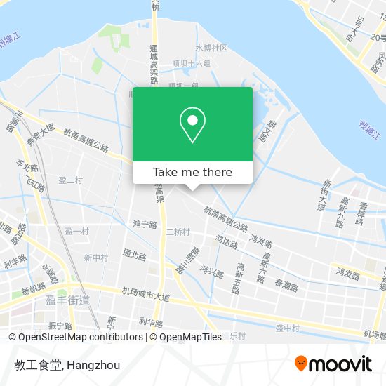 教工食堂 map