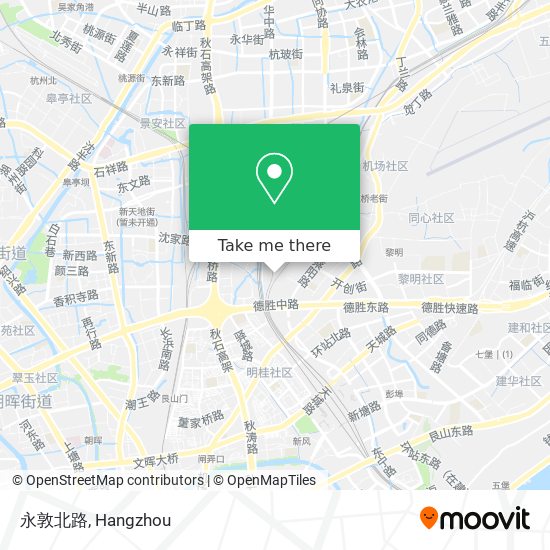 永敦北路 map