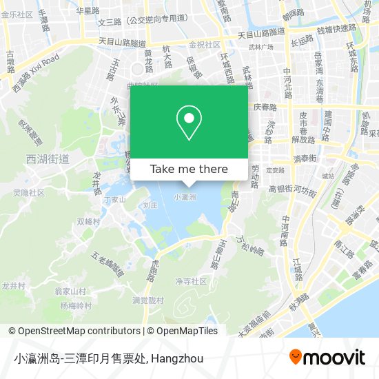 小瀛洲岛-三潭印月售票处 map