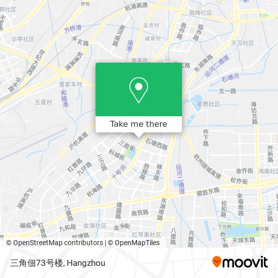 三角佃73号楼 map