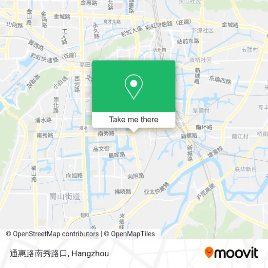 通惠路南秀路口 map