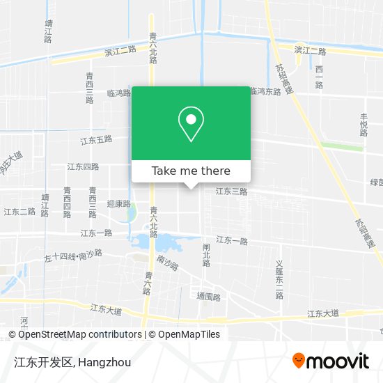 江东开发区 map