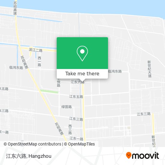 江东六路 map