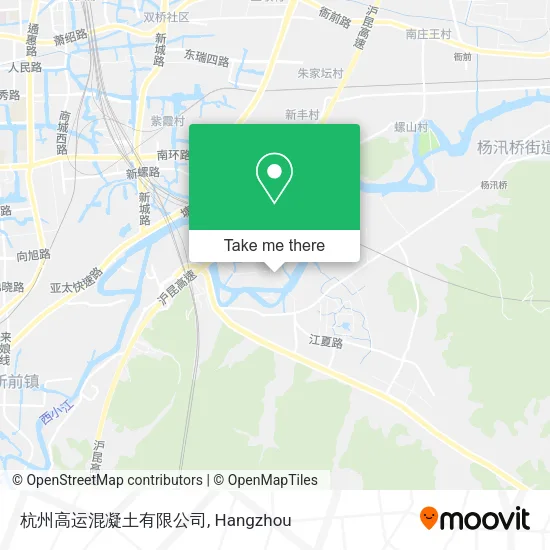 杭州高运混凝土有限公司 map