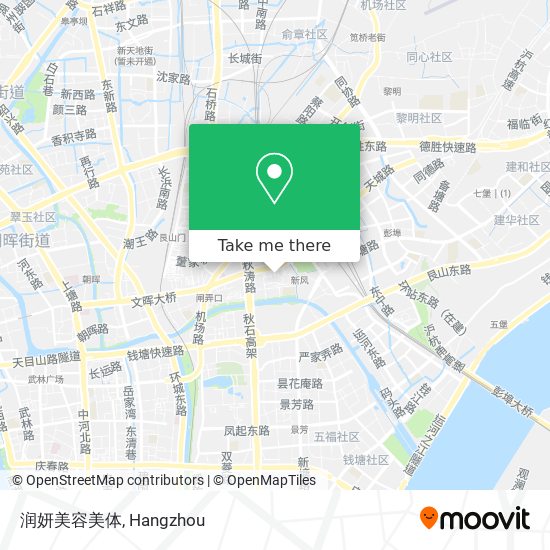 润妍美容美体 map