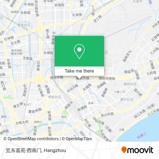 笕东嘉苑-西南门 map