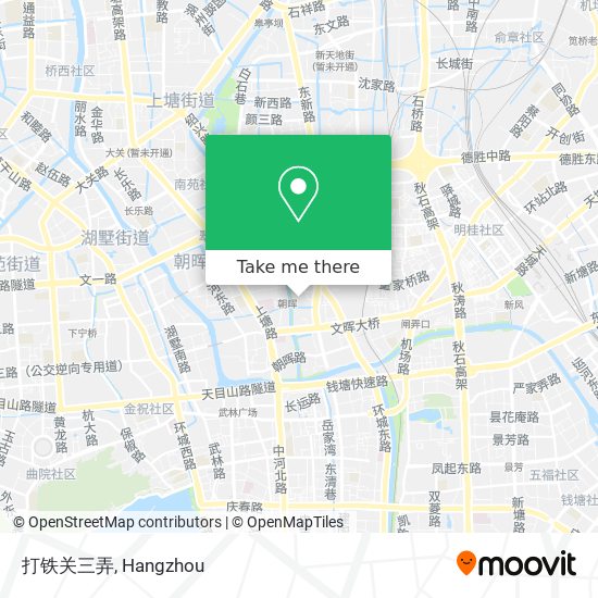 打铁关三弄 map