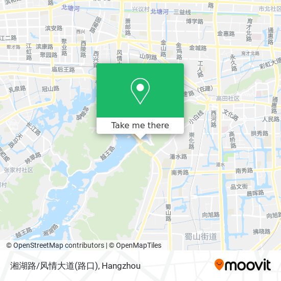 湘湖路/风情大道(路口) map