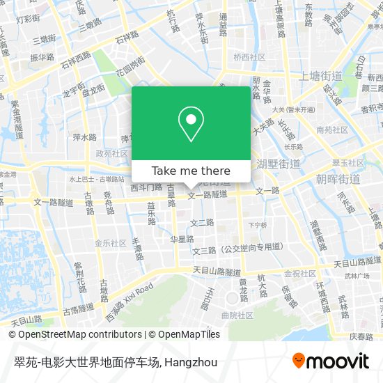 翠苑-电影大世界地面停车场 map