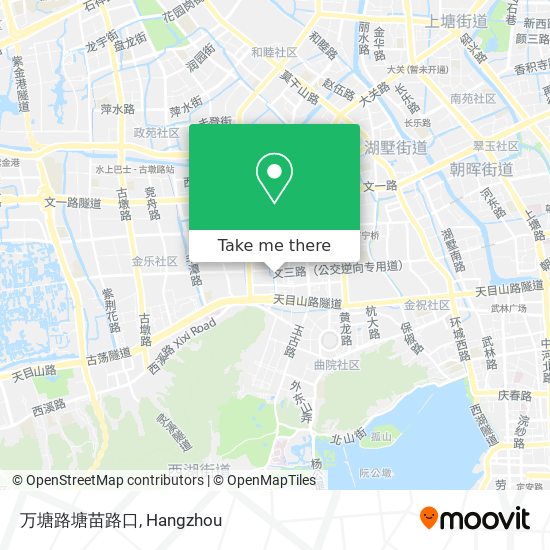 万塘路塘苗路口 map