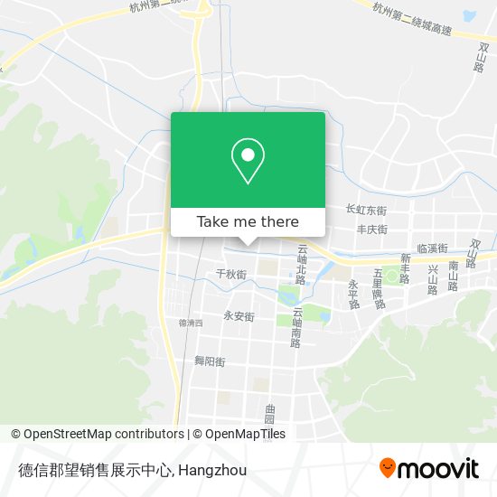 德信郡望销售展示中心 map