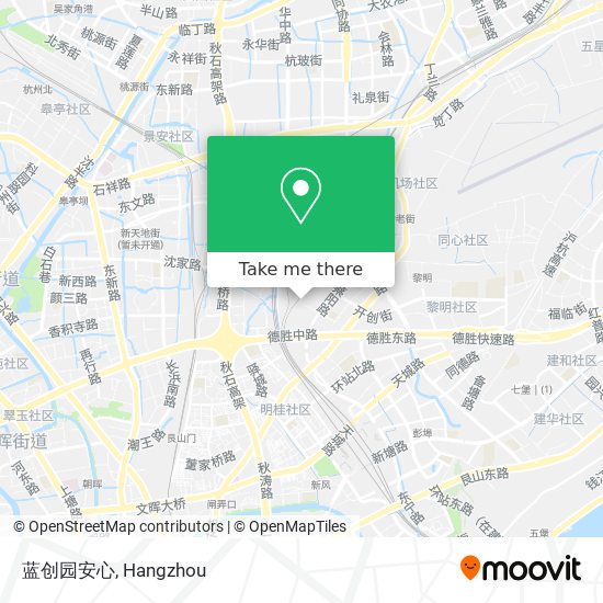 蓝创园安心 map