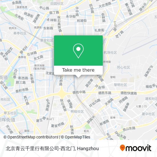 北京青云千里行有限公司-西北门 map