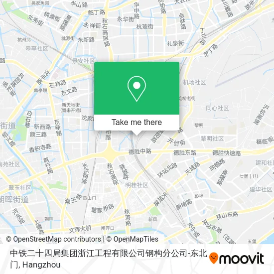 中铁二十四局集团浙江工程有限公司钢构分公司-东北门 map