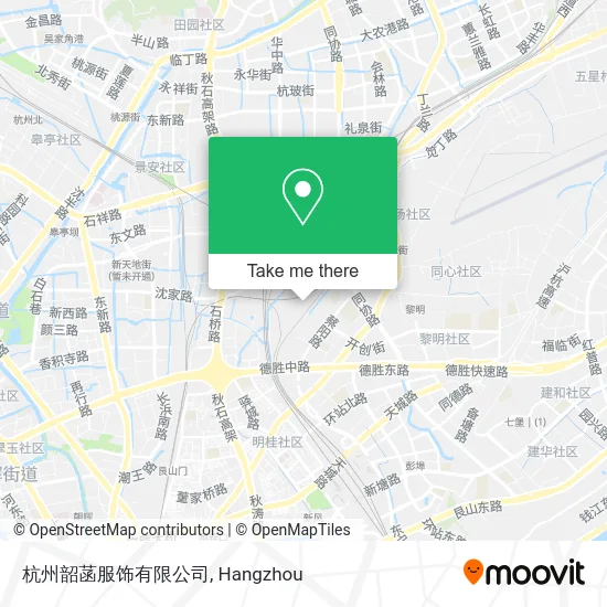 杭州韶菡服饰有限公司 map