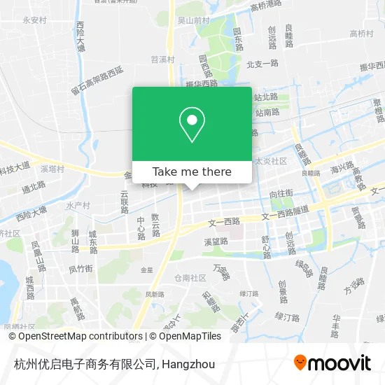 杭州优启电子商务有限公司 map