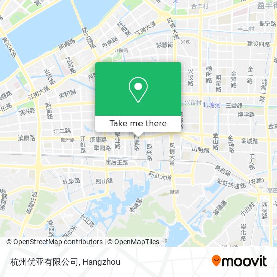 杭州优亚有限公司 map