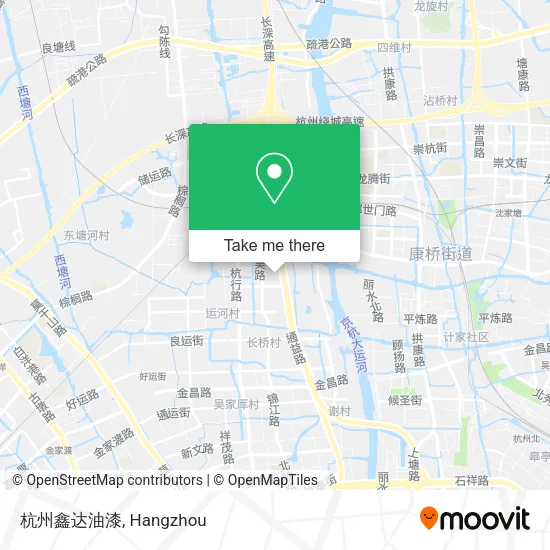 杭州鑫达油漆 map