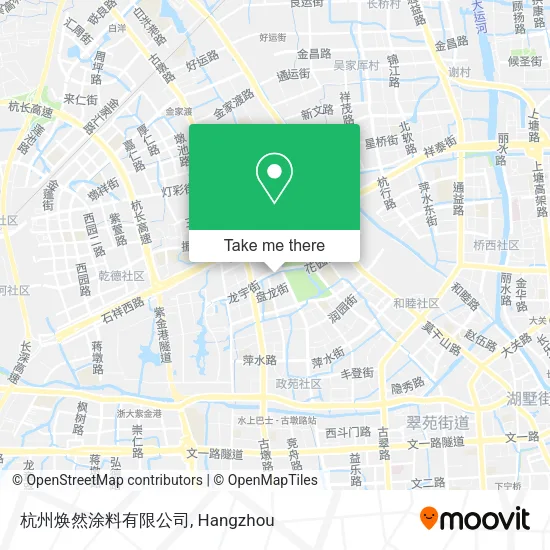 杭州焕然涂料有限公司 map