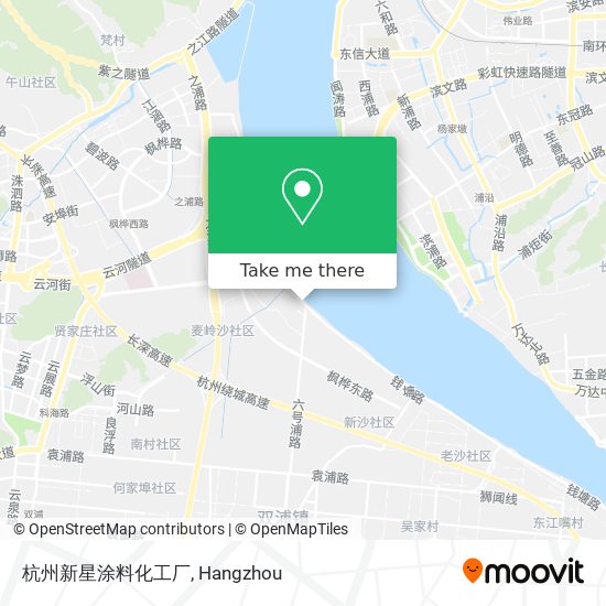 杭州新星涂料化工厂 map